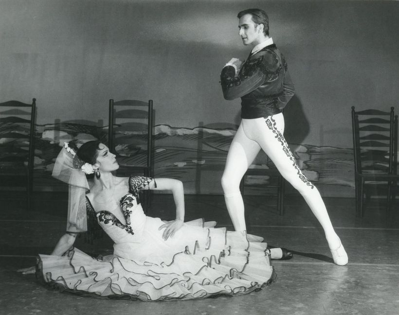 Mercedes v baletu Don Quijote (Nelly Danko s Michalem Šeborem). Foto: soukromý archiv